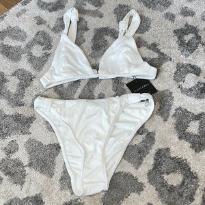 WHITE YUBA PERFECT CUT BIKINI sold out
